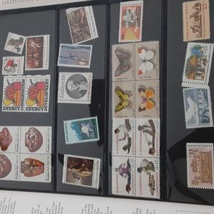 1977 mint set of commemorative stamps in folder.  Unused